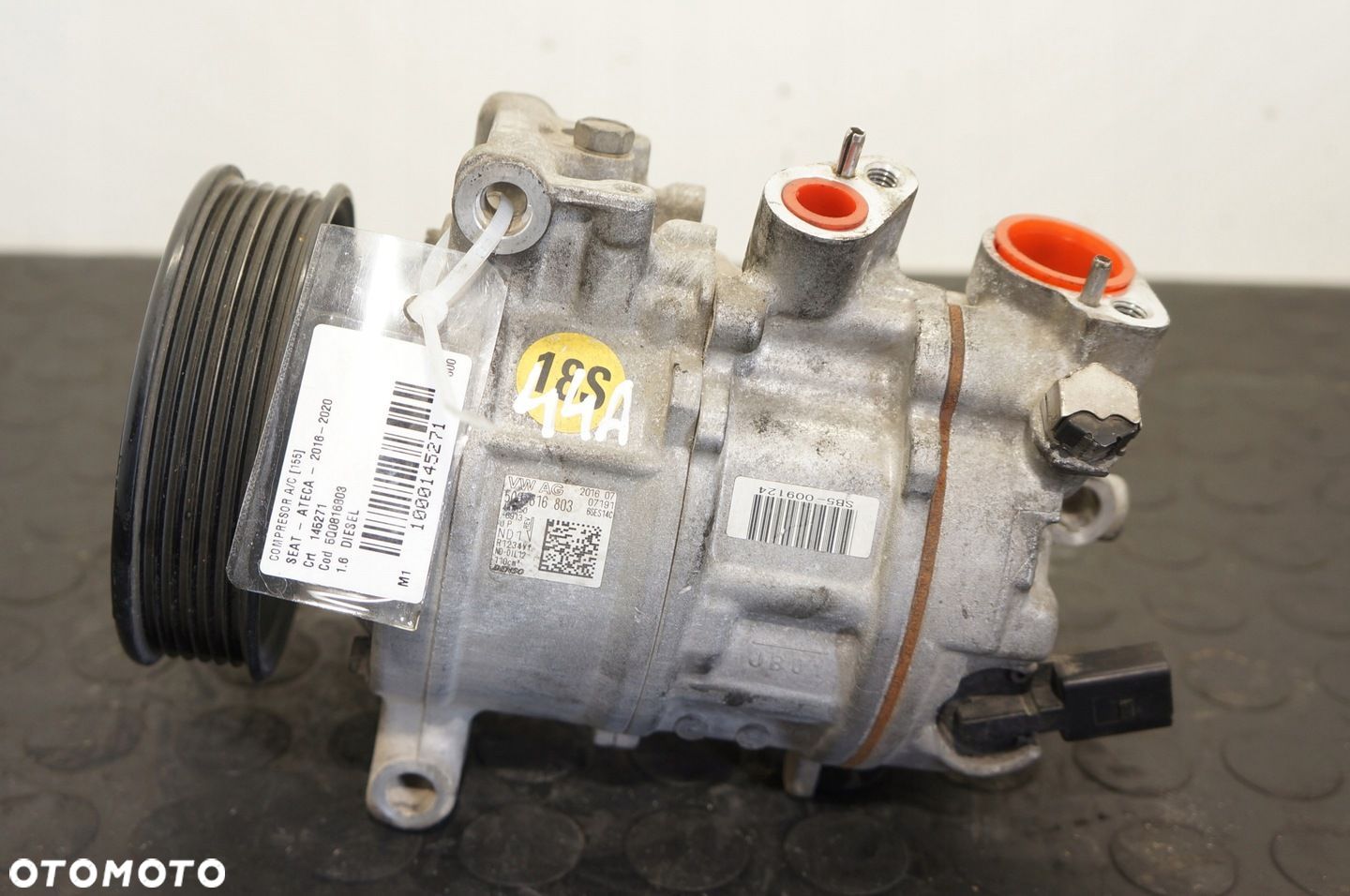 KOMPRESOR KLIMATYZACJI VW GOLF SEAT LEON AUDI A3 1,6 2.0 TDI 5Q0816803 - 1