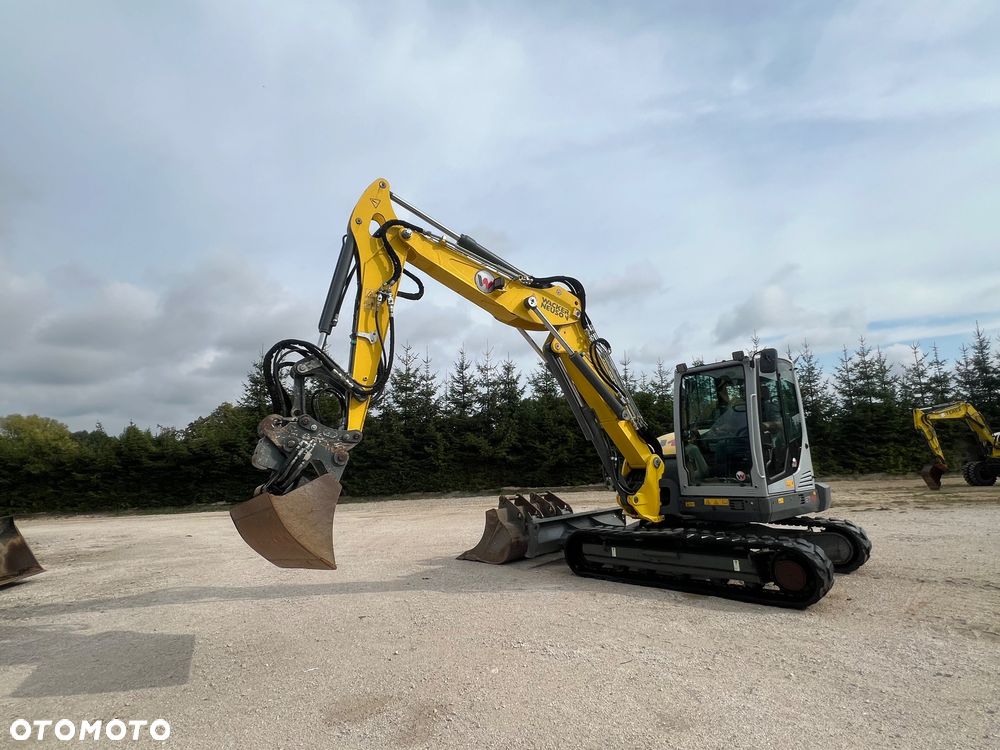 Wacker Neuson Koparka gąsienicowa KLIMA  3xramie łamane Wacker Neuson Et 90 KLIMA Deutz hydrozłącze hydrauliczne Liebherr SW33 LIKUFIX SWA33 + pilot auto hydrauliki 3 x łyżki org Liebherr 9 ton ET90 gumowe gasiennice 1 wł Cat 308 Jcb Yanmar atlas TEREX Liebherr złącze - 10