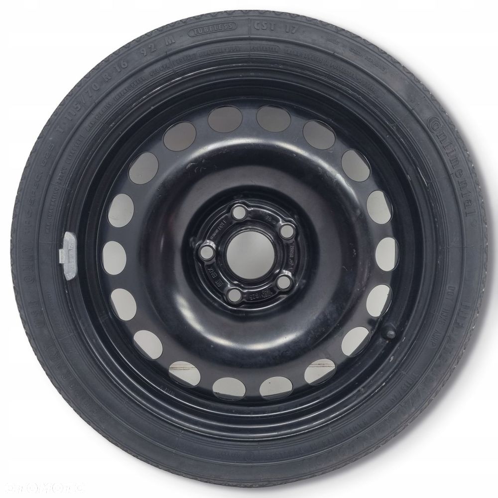 KOŁO ZAPASOWE DOJAZDOWE Opel Astra J K 115/70 R16 5x105 2160140 IS25 - 1