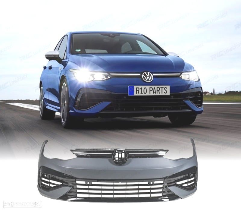 PÁRA-CHOQUES DIANTEIRO VOLKSWAGEN VW GOLF 8 LOOK R PDC - 1