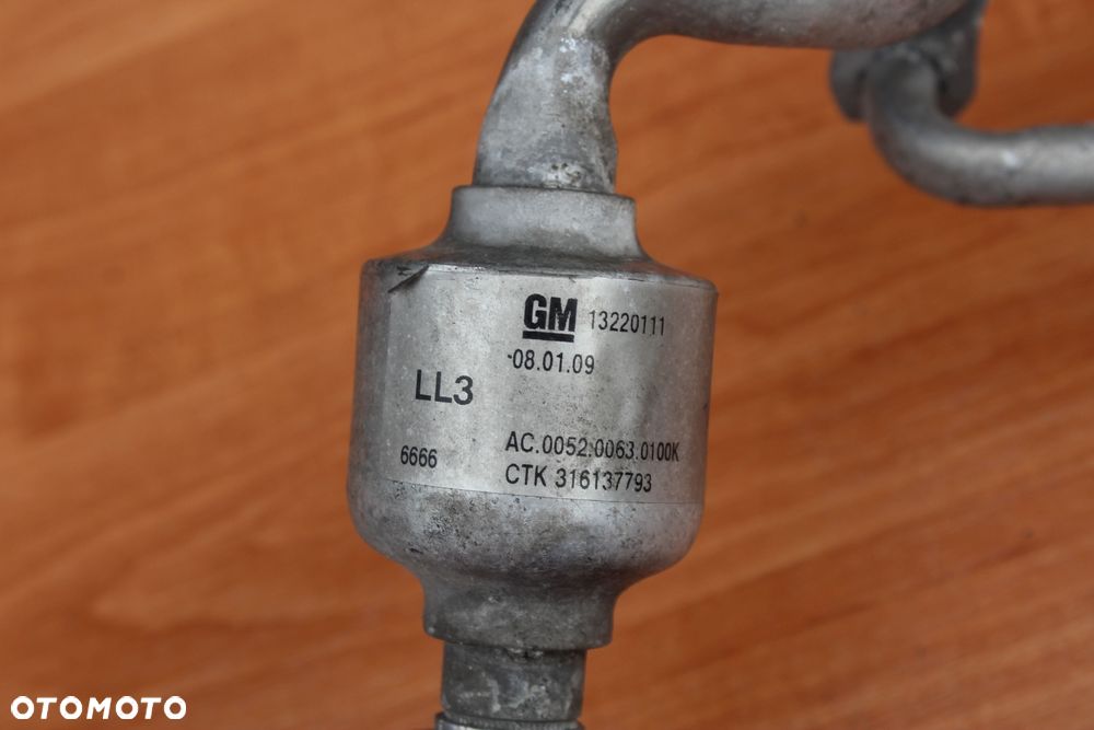 WĄŻ PRZEWÓD PRZEWODY KLIMY  KLIMATYZACJI OPEL INSIGNIA 2.0 TURBO  13220111 - 8