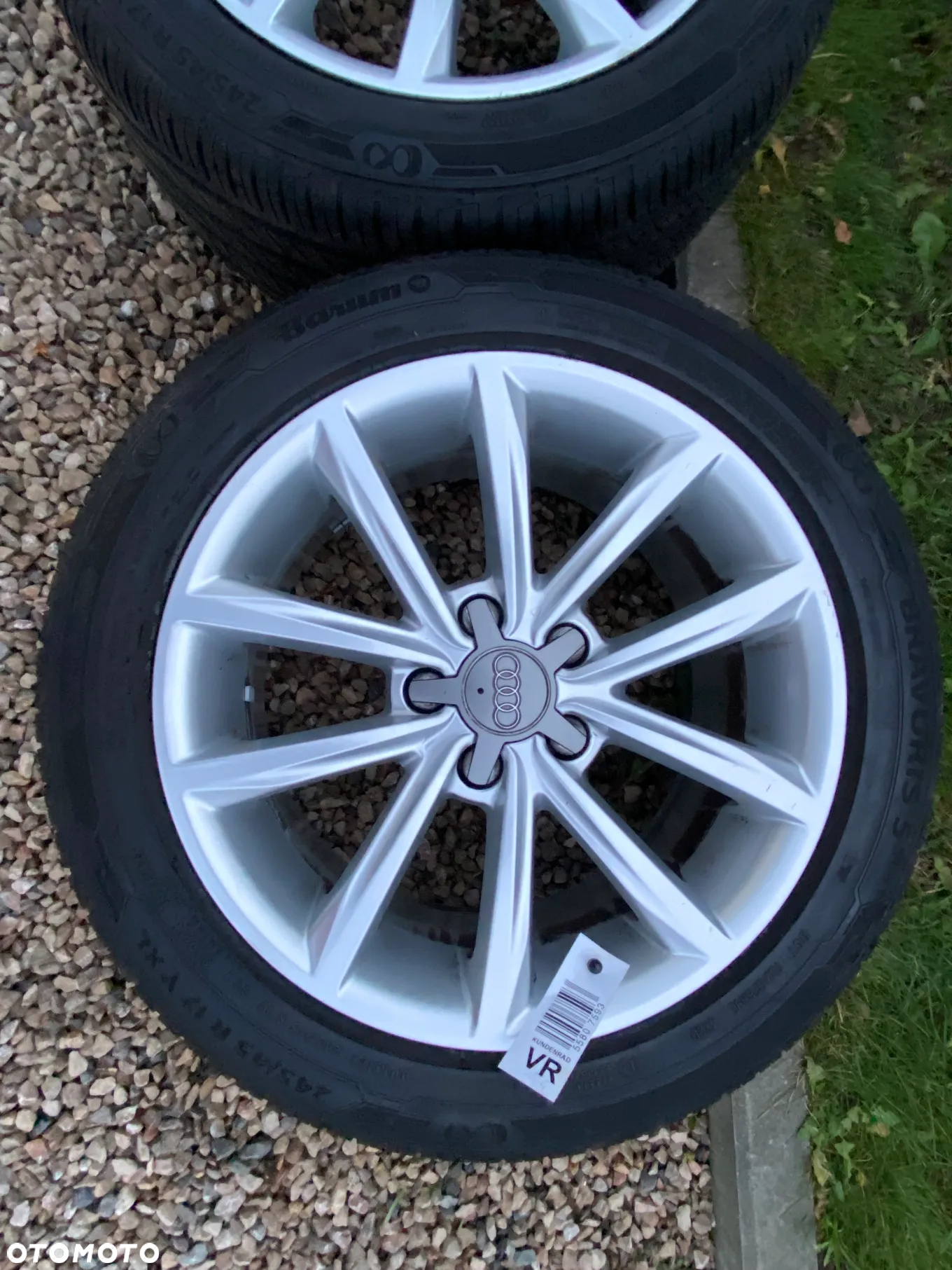 Audi TT Alufelgi z oponami Barum Bravuris 5 245/45/17 5X112 ET50 - 8