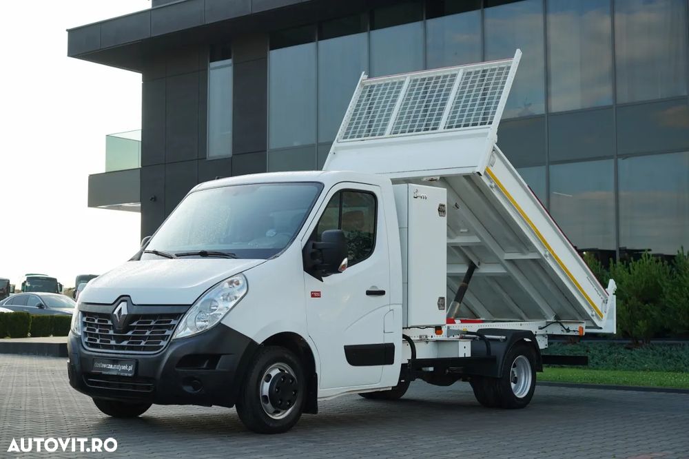 Renault MASTER / BASCULATOR SPATE / 3 LOCURI / DOUĂ TRANSMISII / MANUALĂ / IMPORTATĂ / - 3