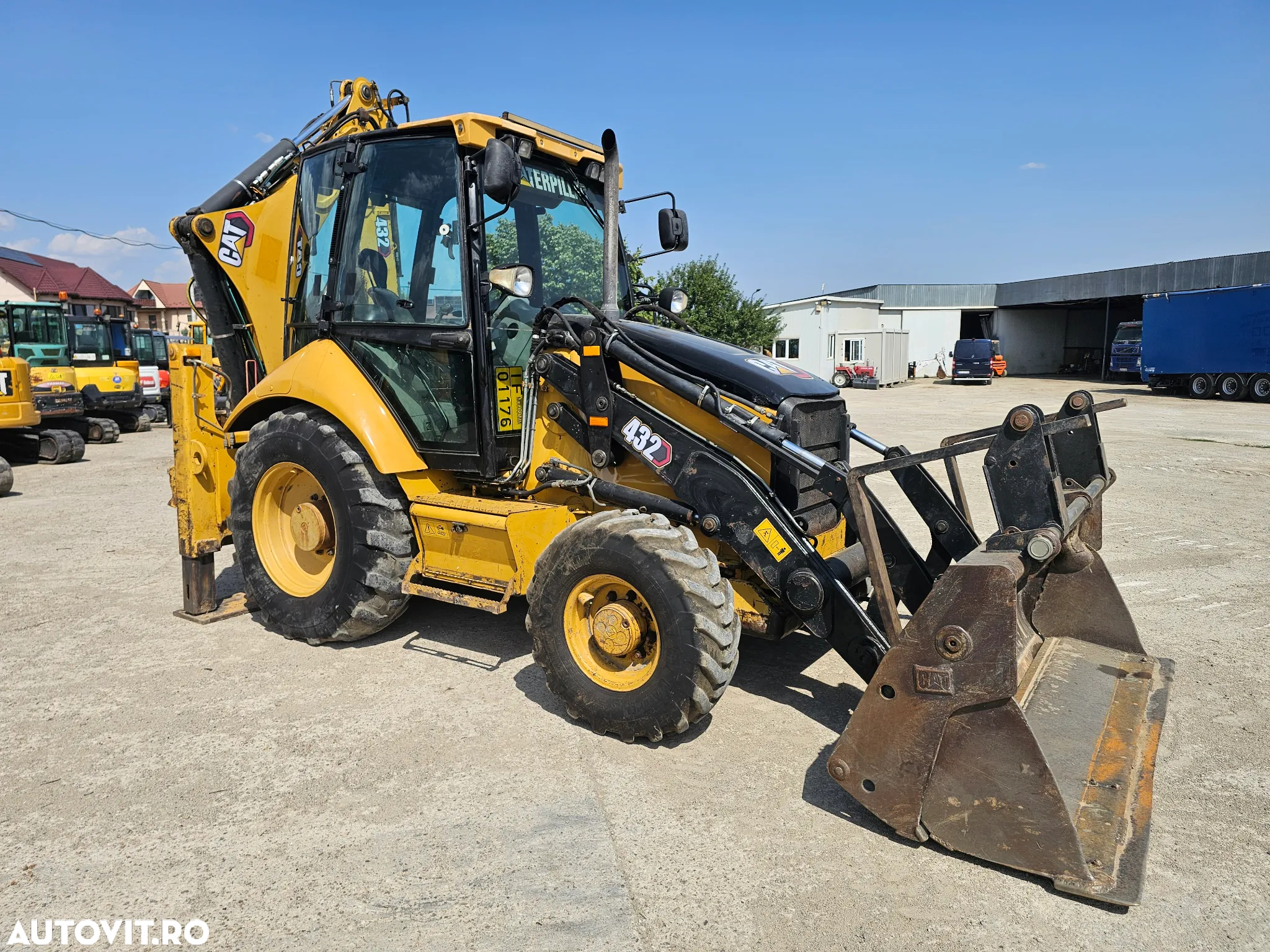 Cat 432 E Premier joystick /airco / autoshift buldoexcavator - 9