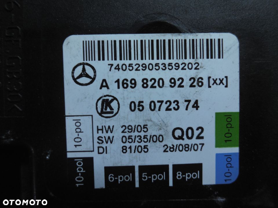MERCEDES W245 MODUŁ DRZWI A1698209226 - 2