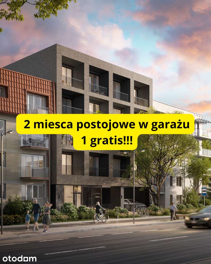 72,69m2 I 3 pokoje w Eleganckim Apartamentowcu przy ul. Szaserów 46