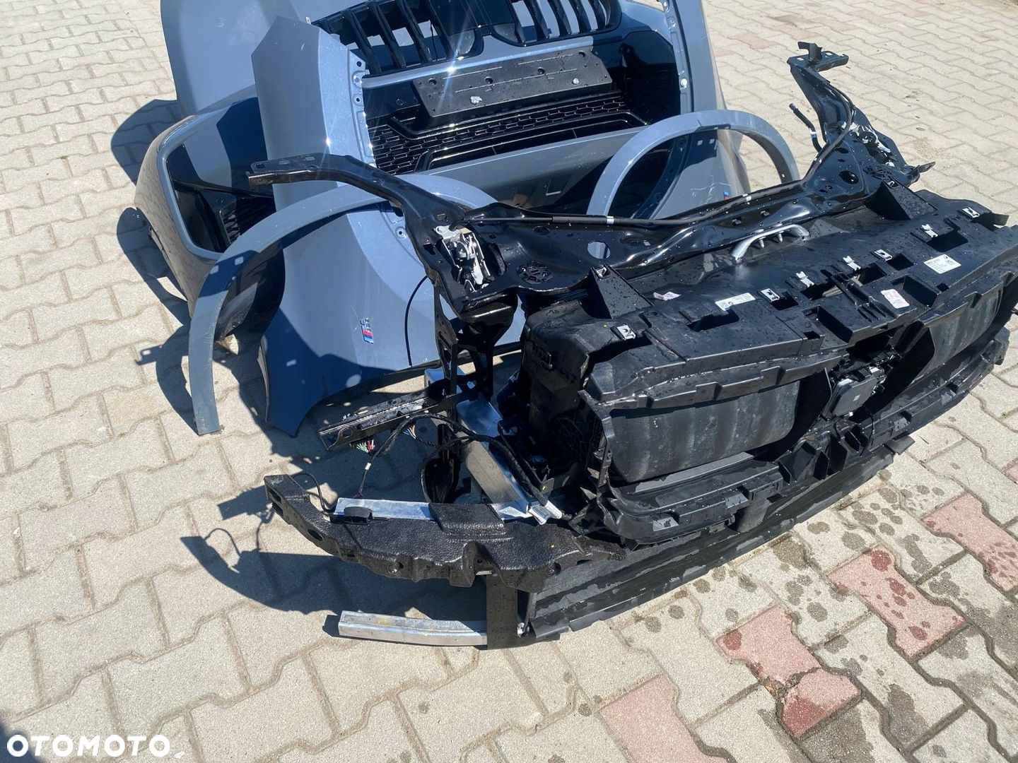 ZDERZAK MASKA LAMPY PAS KOMPLET BMW X1 U11 M PAKIET LED SHADOW BLACK - 10