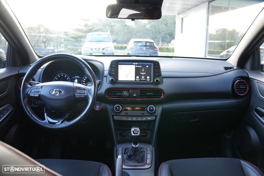 Hyundai Kauai 1.0 T-GDi Pele/Tecido Vermelho - 7