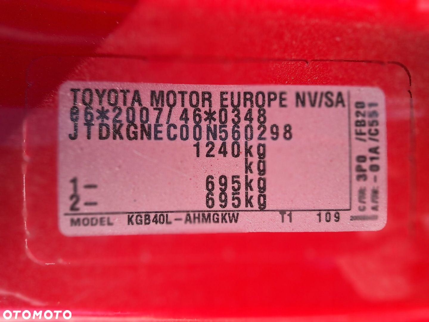 TOYOTA AYGO 2 II B4 LIFT 18- PRZÓD ZDERZAK BŁOTNIK MASKA LAMPA LED 3P0 3PO - 6