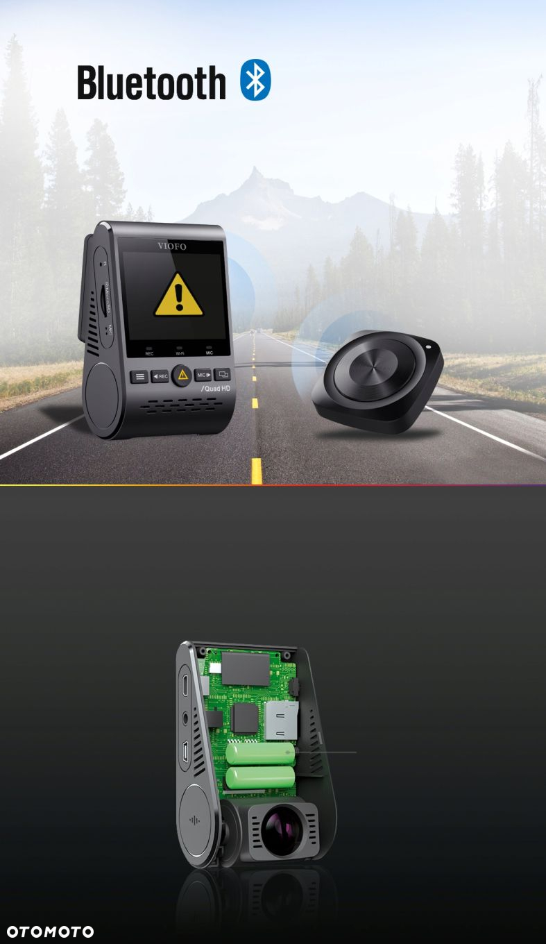 VIOFO A129 PLUS-G DUO KAMERA PRZÓD+TYŁ+128GB+ACC - 7