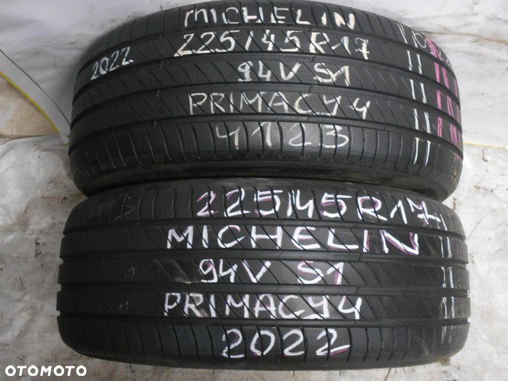 OPONY 225/45R17 MICHELIN PRIMACY 4 S1 DOT 4123 / 2022 6.9MM - 1