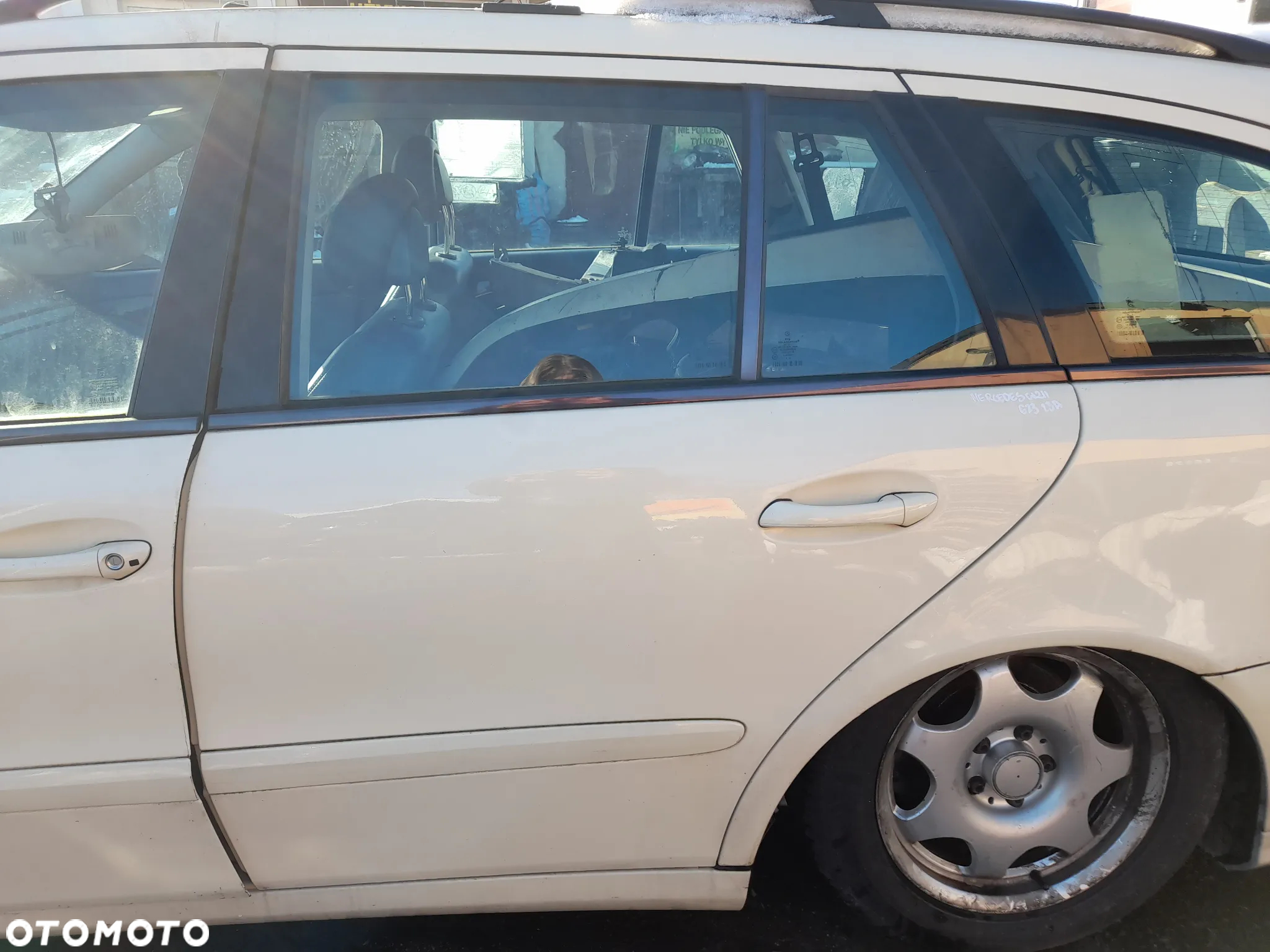 MERCEDES KLASA E W211 DRZWI LEWY TYŁ LEWE TYLNE 623 - 2