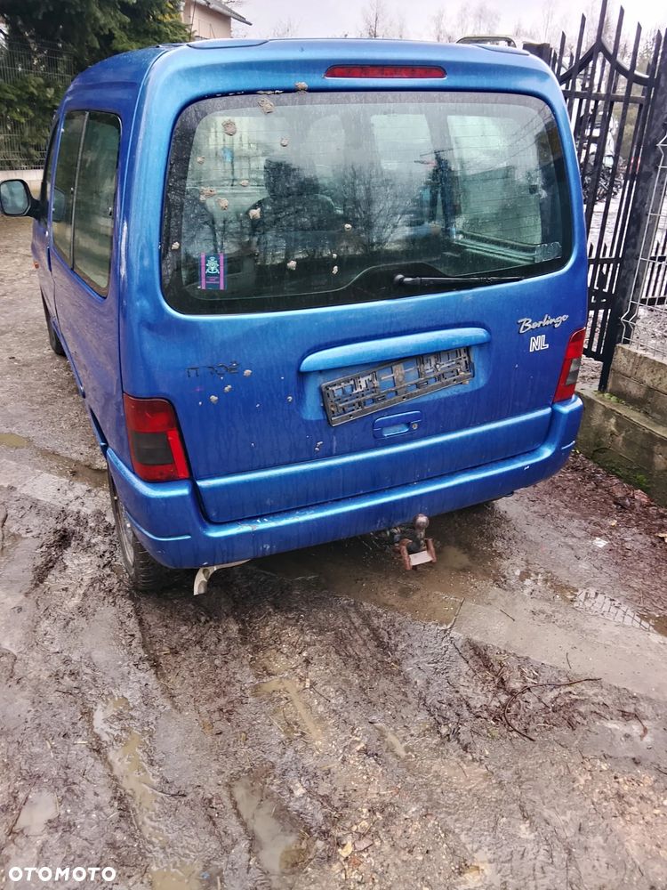 citroen berlingo I maska zderzak lampa grill błotnik drzwi zbiornik paliwa szyba lusterko klamka - 4