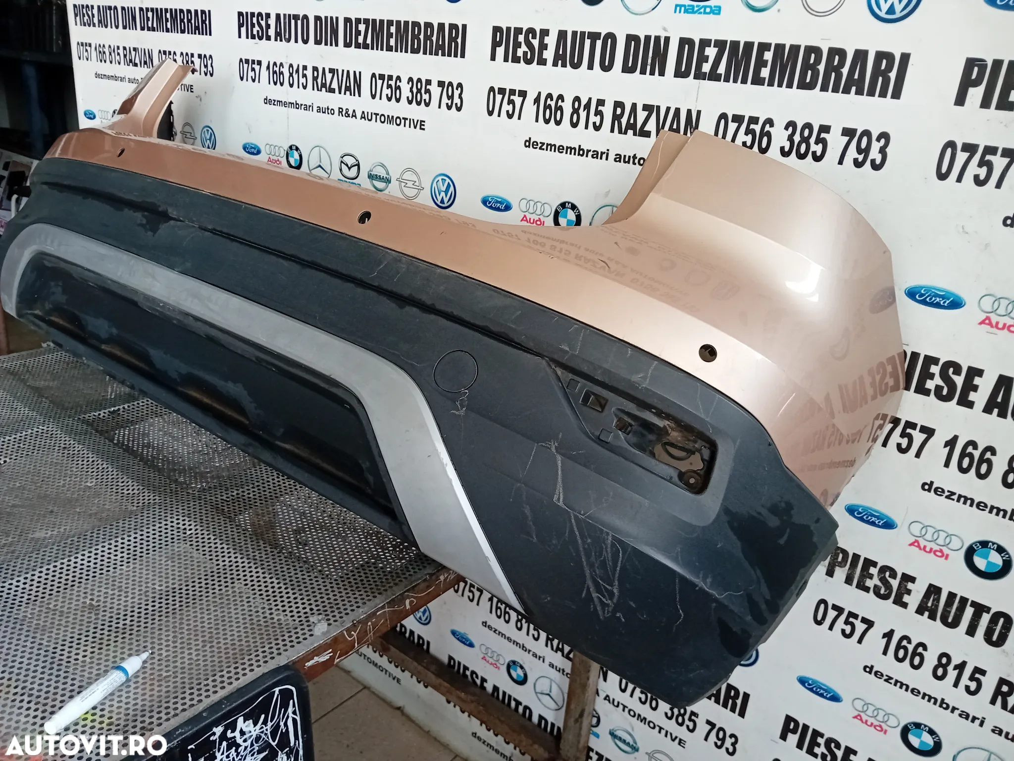 Bara Spate Vw T-Cross 2018-2023 Cu Gauri Pentru 4 Senzori LICHIDARE STOC - 4