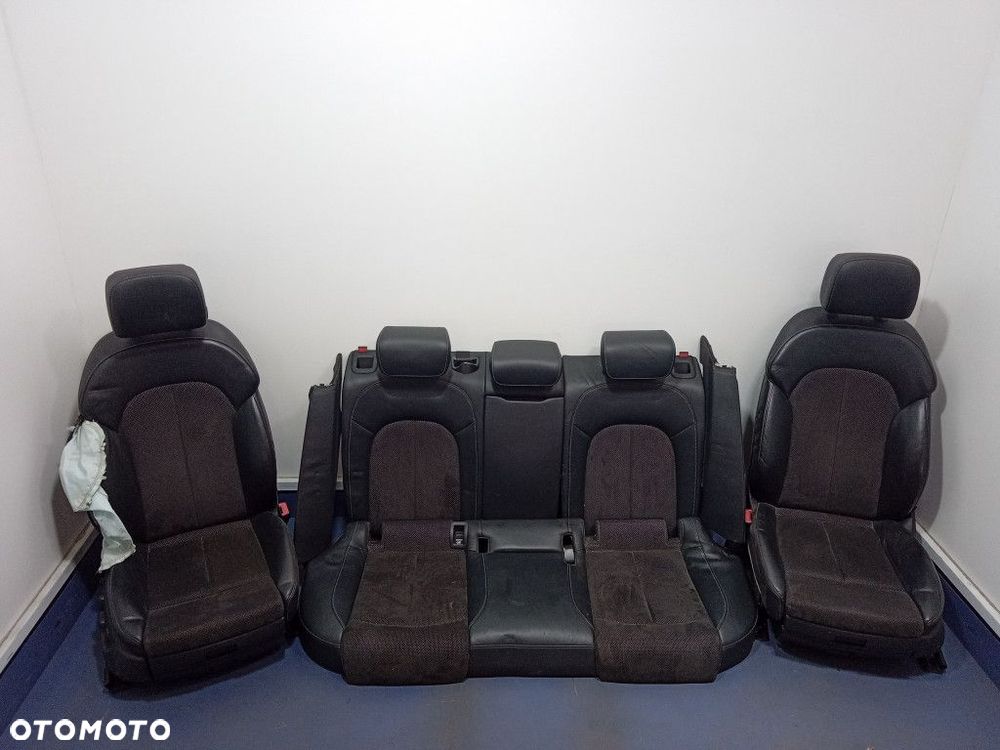 AUDI A6 C7 AVANT FOTELE KANAPA S LINE PÓŁSKÓRA KOMPLET - 1