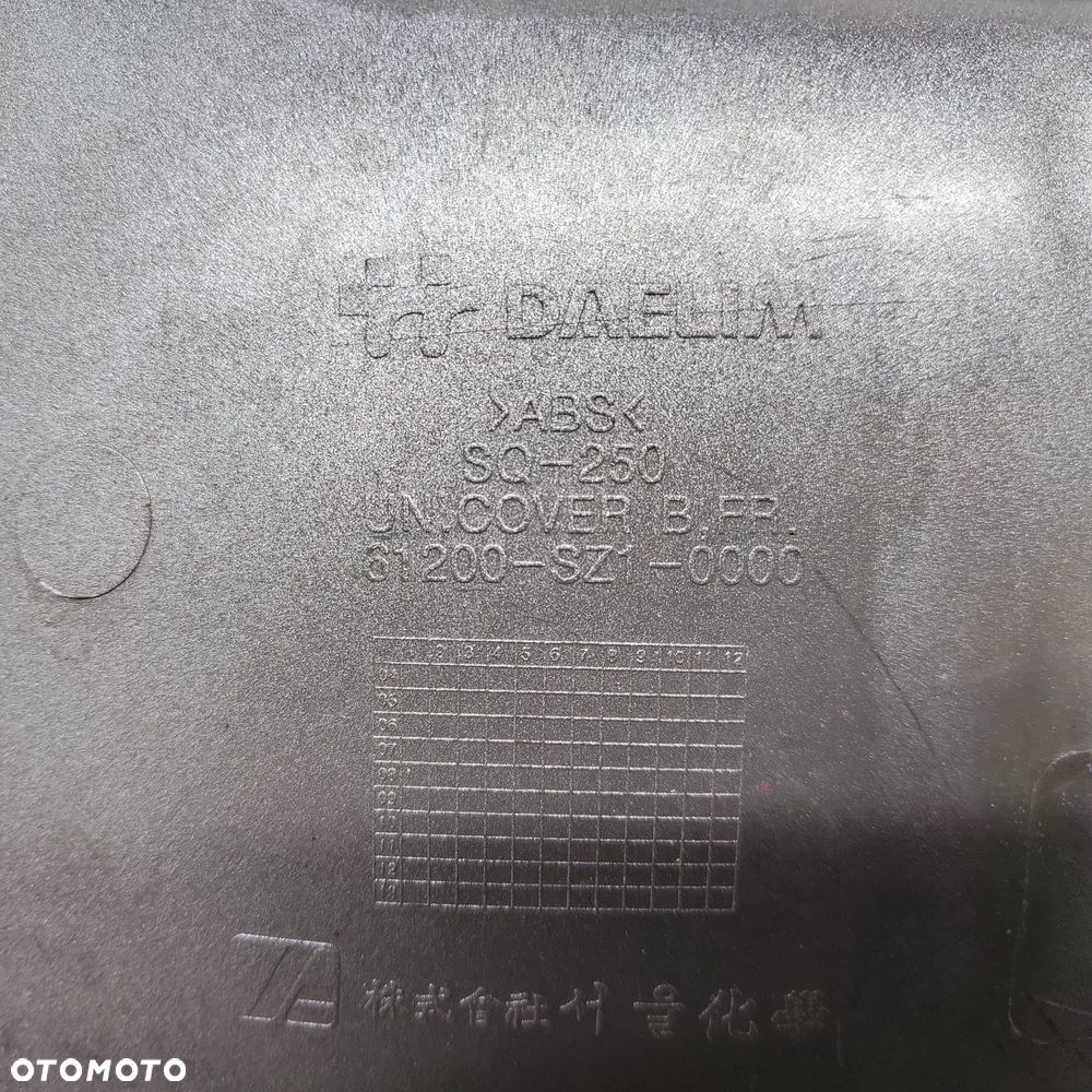 Owiewka, osłona, pług Daelim S2 - 18