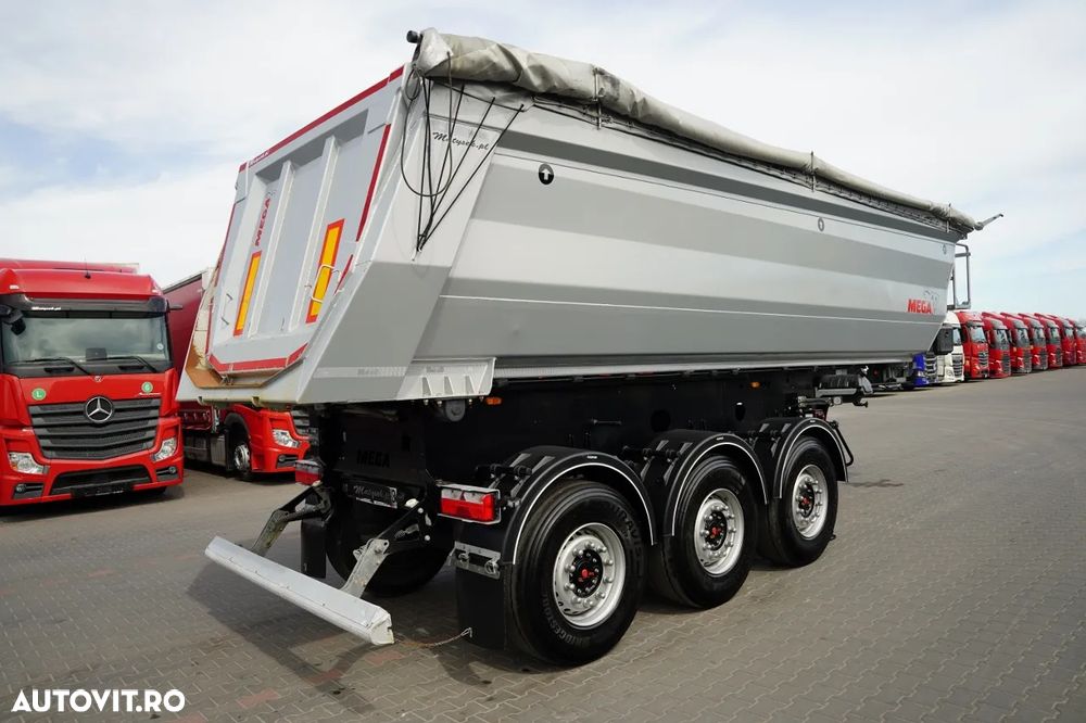 Mega BASCULATOR / 26 m3 / OȚEL / STANDARD / AXĂ RIDICATĂ / SAF NOU - 8