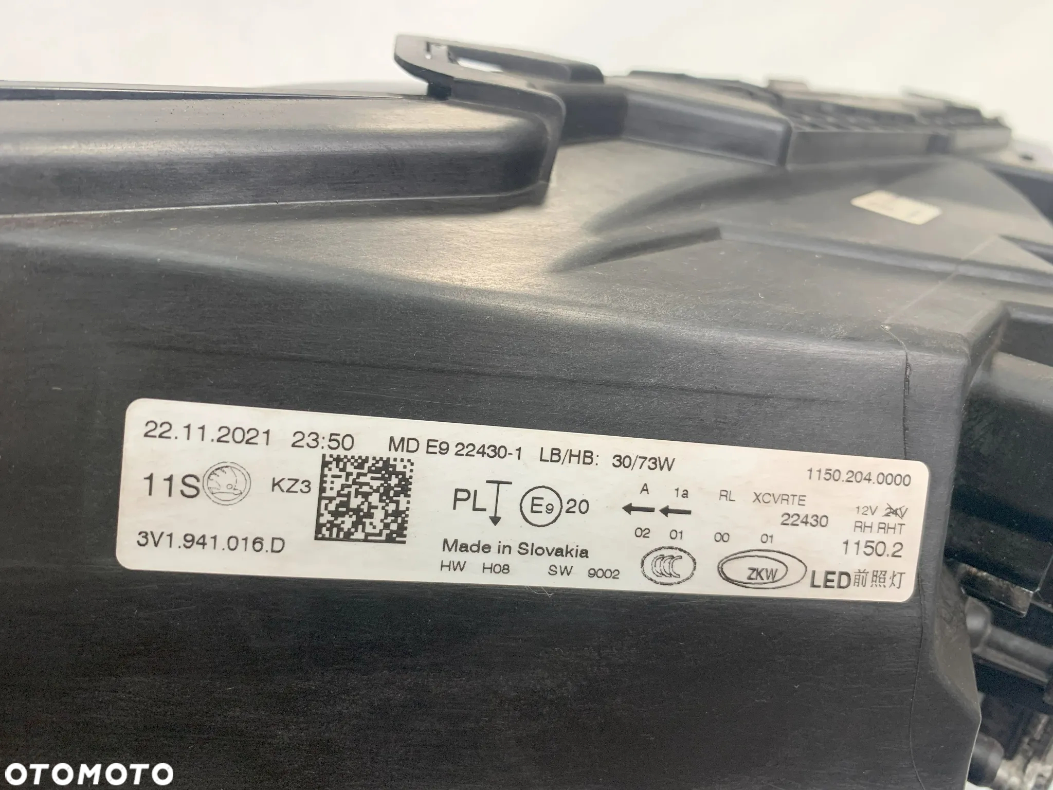 Image Škoda Superb 3 III FL 19r Světlomet levý zdvih 2019 - 3V1941016D