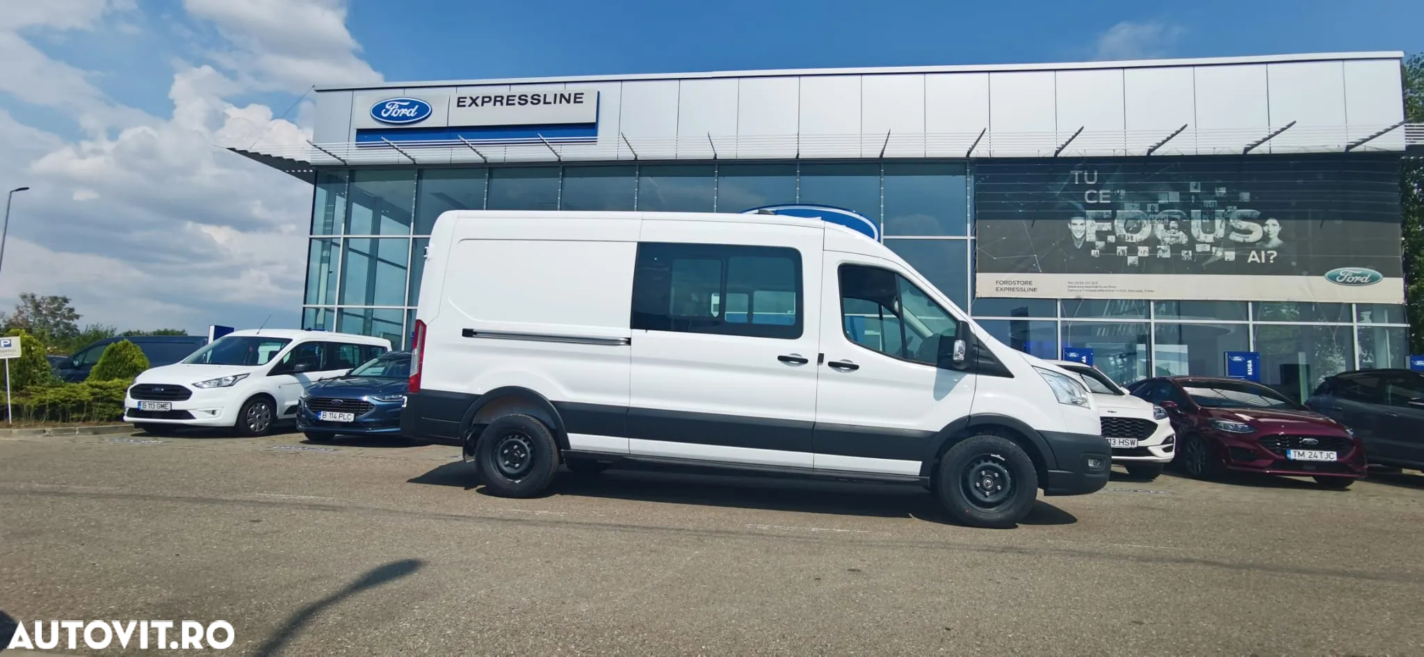 Ford TRANSIT DCIV - 6+1 locuri+ furgon - 2