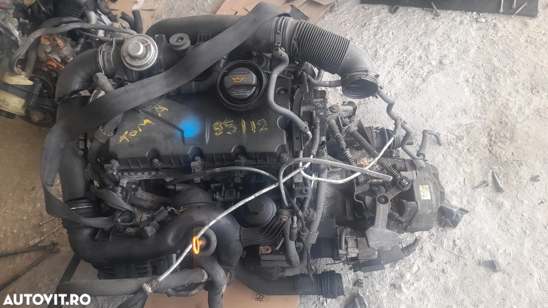 Motor 1.9 tdi BKC cutie viteze turbina injectoare pompa - 1