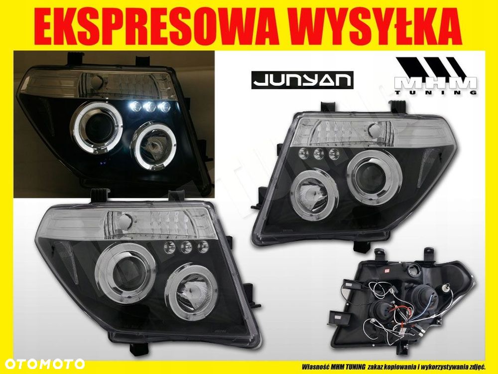 Reflektor Lampy kpl Ringi Angel Eyes Led Tuning Nissan Pathfinder r51 - 2