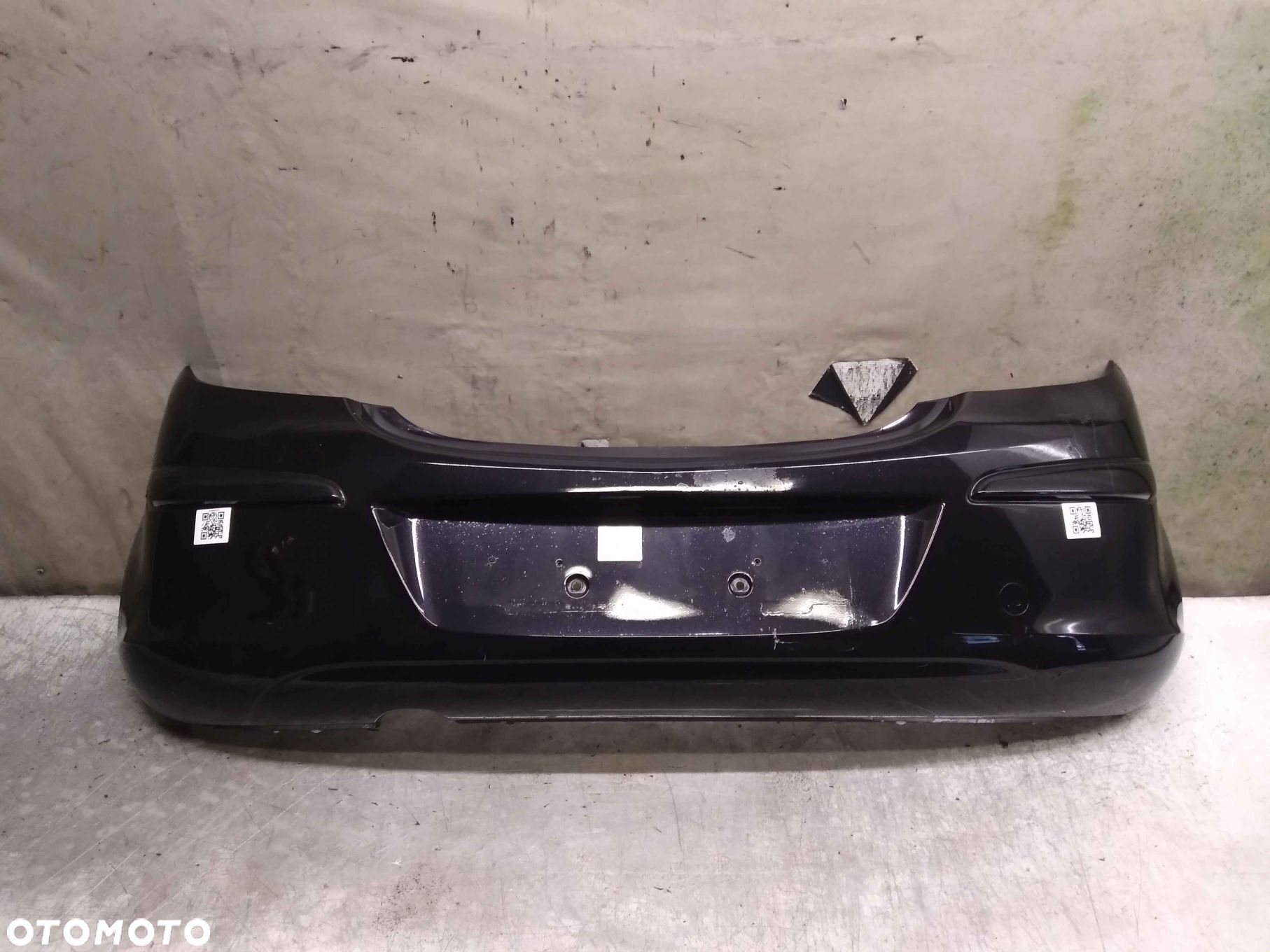 } ZDERZAK TYŁ TYLNY OPEL CORSA D Z20R CZARNY 5D 5 DRZWI HB - 1