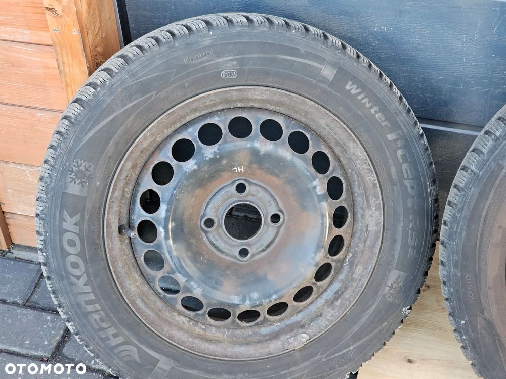 KOŁA FELGI STALOWE OPONY ZIMOWE MICHELIN 185/65 R15 5x110 ET39 OPEL ASTRA G H MERIVA A CORSA C D - 7