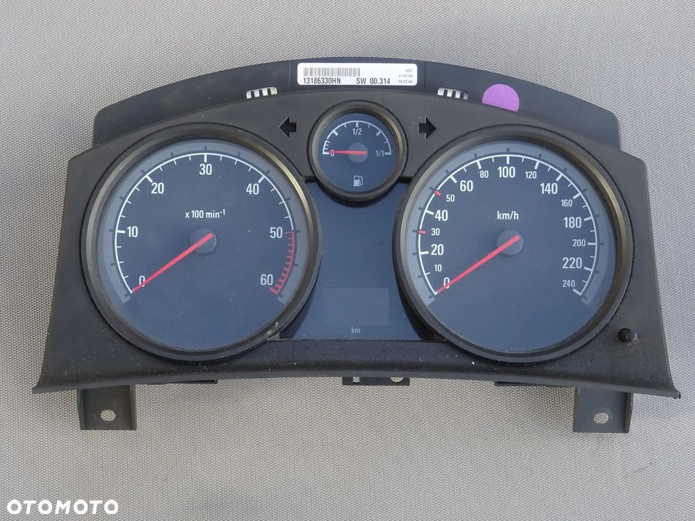 LICZNIK ZEGARY OPEL ASTRA H ZAFIRA B 1,7 1,9 + KOD PIN - 2