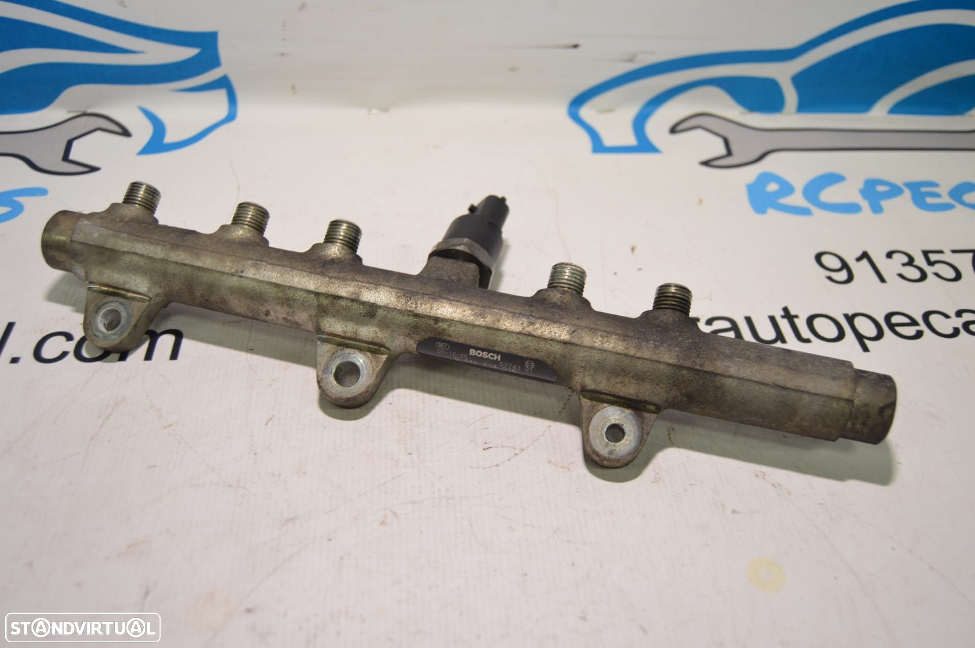 REGUA INJETOR INJETORES ALFA ROMEO GT 937 1.9 JTD 16V 150CV 937A5000 0445214016 5774391 ALFA 159 147 FIAT CROMA STILO DOBLO MAREA PUNTO INJECTOR INJECTORES - 1