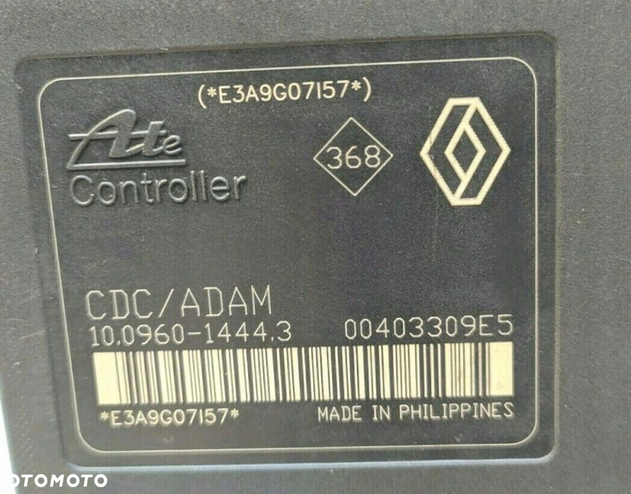 Pompa ABS Renault Laguna 2 Espace IV Po Regeneracji  8200808145 10.0206-0346.4  10.0960-1444.3 - 3
