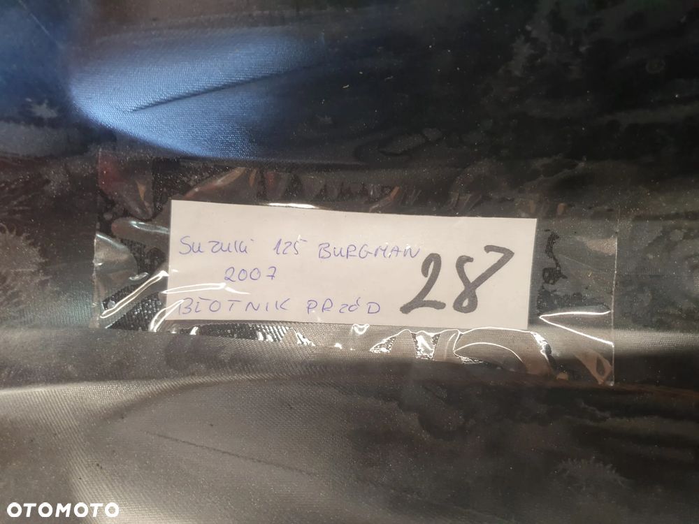 } Suzuki 125 Burgman 2007 Błotnik Przód Przedni Osłona Owiewka Przednia - 5