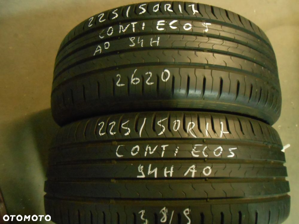 OPONY 225/50R17 CONTINENTAL CONTI ECO CONTACT 5 AO DOT 2620 / 3819 7.4MM - 1