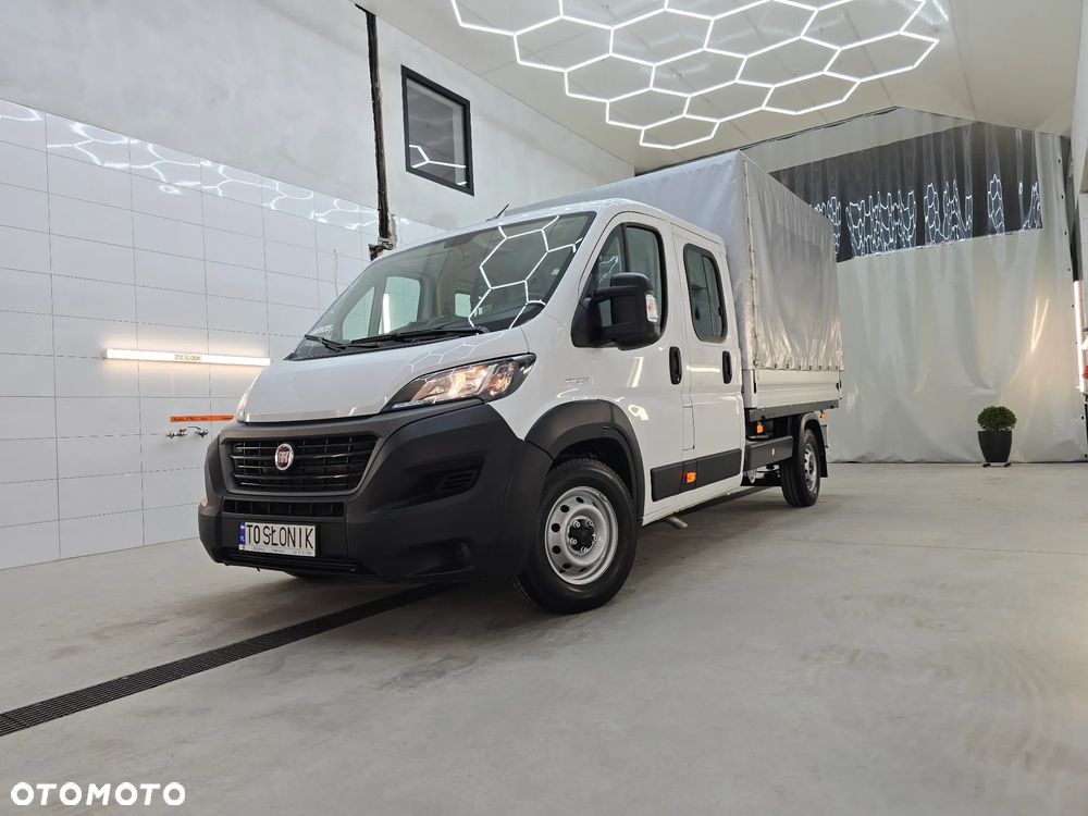 Fiat DUCATO 19Tyś km DOKA MAXI 7-OSOBOWY + 855Kg Ładownośc NAJLEPSZY SINIK 2,3 IVECO 140KM SALON PL STAN JAK NOWY NOWY NOWY 19Tyś km SERWIS ASO FIAT DO OSTATNIEGO Km KOŁA16 Cali KLIMA ELEKTRYKA WZMOCNIONE ZAWIESZENIE - 8