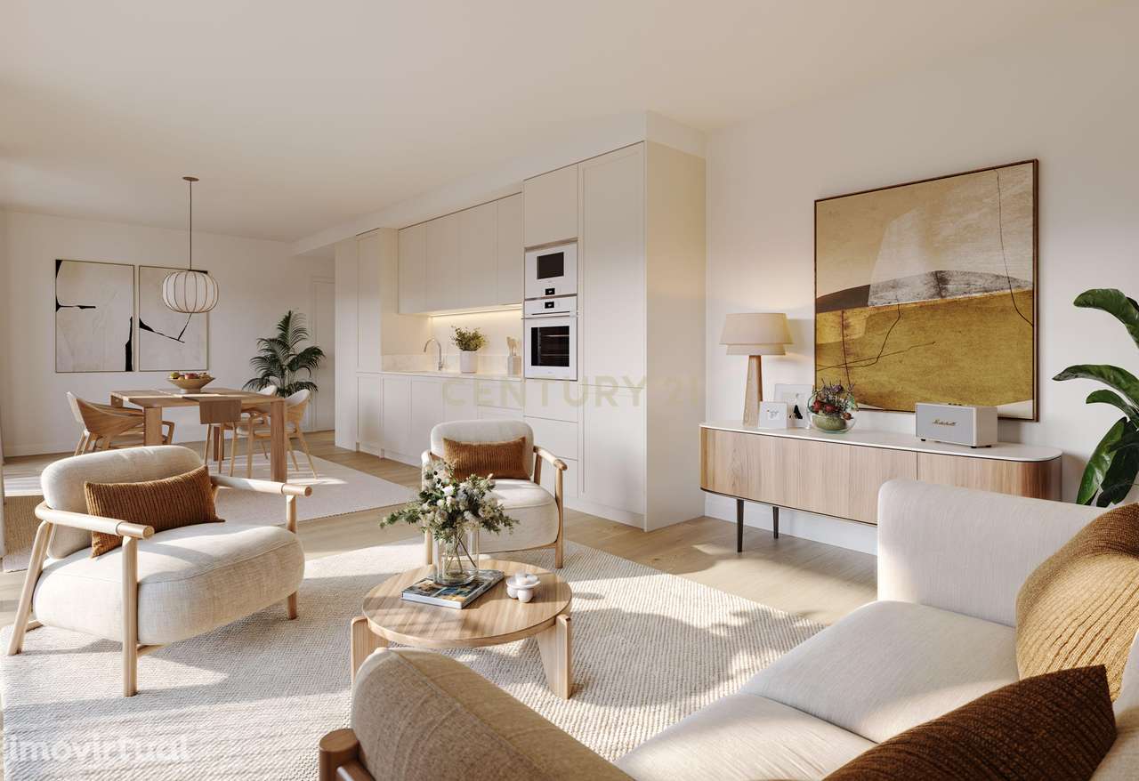 Apartamento T2 C/Estacionamento - Empreendimento Almar Beach – Almada - Grande imagem: 2/7