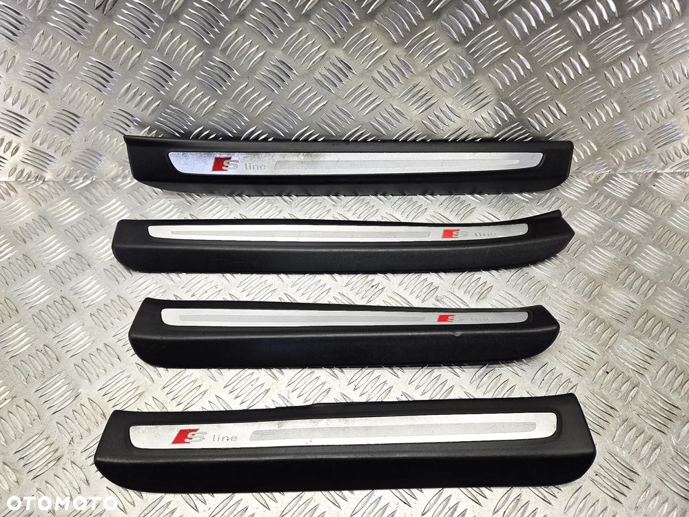 AUDI Q7 4L LIFT 09-15R LISTWY NAKLADKI OZDOBNE PROGOWE PROGOW S-LINE KOMPLET 4L0853376F 4L0853375F 4L0853374E 4L0853373E - 1