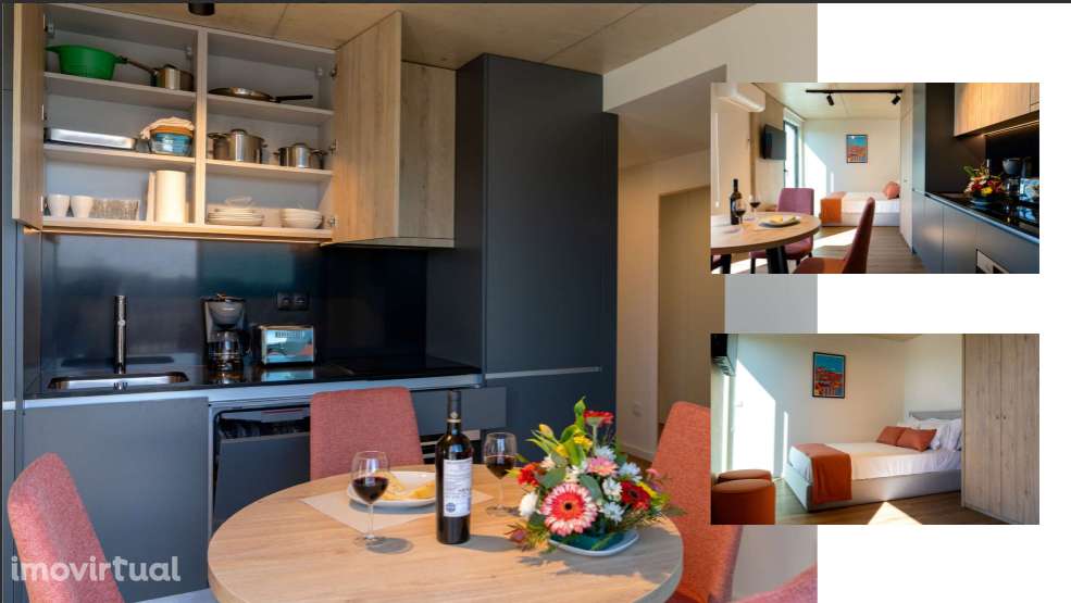 Apartamento T0 c/Varanda e Terraço junto à Marina D'Afurada - Grande imagem: 2/13