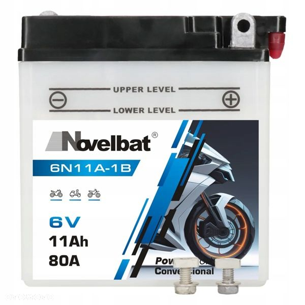 Akumulator Novelbat 6N11A-1B 6V 11Ah 80A 12262132 P - 3