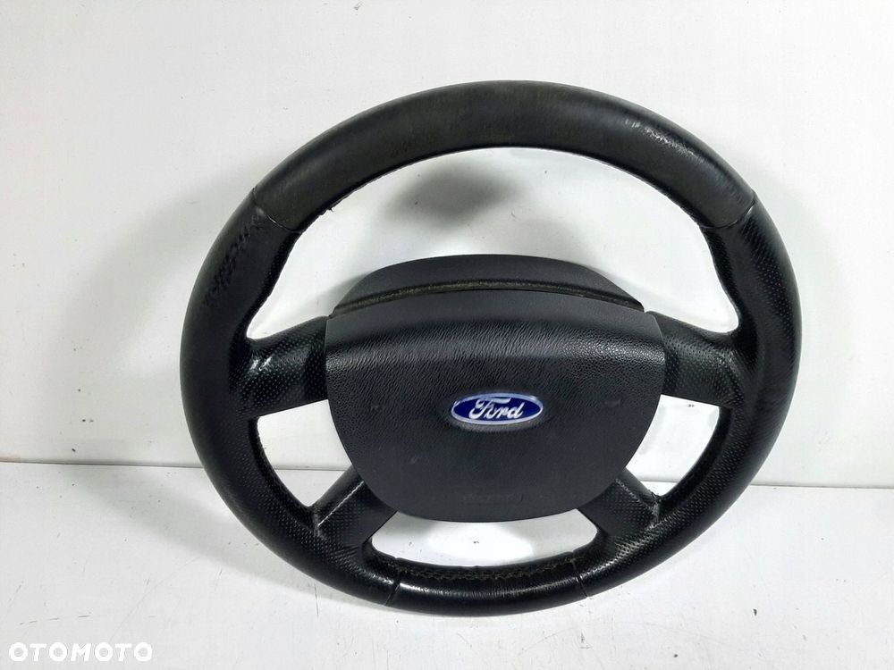 FORD FOCUS MK2 06R KIEROWNICA SKORA PODUSZKA AIRBAG 4M513600AKW 4M51A042B85 - 2