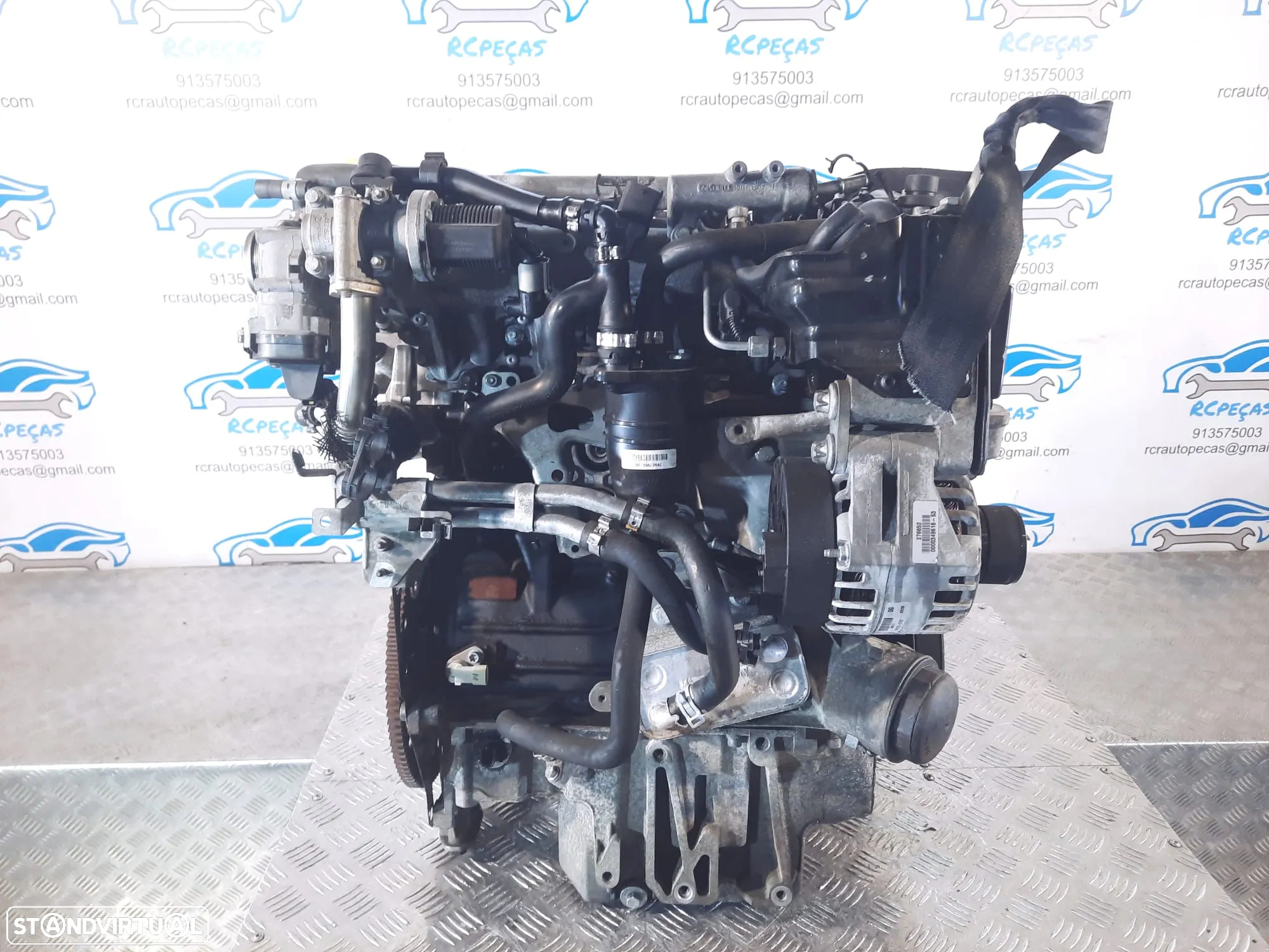 MOTOR COMPLETO 1.9 TID 16V 150CV Z19DTH SAAB 9.3 93 9-3 OPEL VECTRA C ZAFIRA B ASTRA H MOTOR ARRANQUE ALTERNADOR BIMASSA COMPRESSOR AR CONDICIONADO BOMBA DIRECAO DIREÇÃO TURBO INJETOR INJETORES - 3