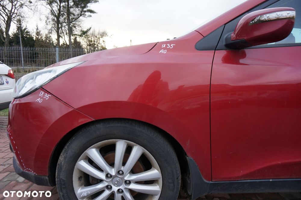 MASKA ZDERZAK BŁOTNIKI LAMPY IX35 I AA1 A0  HYUNDAI 2009-2015 CZERWONY (INFRA RED) PRZÓD KOMPLETNY - 18