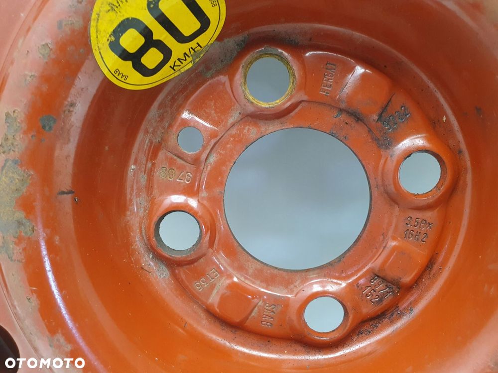 KOŁO DOJAZDOWE Saab 9000 dojazdówka 115/70 R16 4x108 ET35 8971152 Saab 9000 - 4