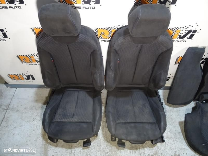 Bancos BMW Serie 1 F20 Pack M em Alcântara com Quartelas - 2