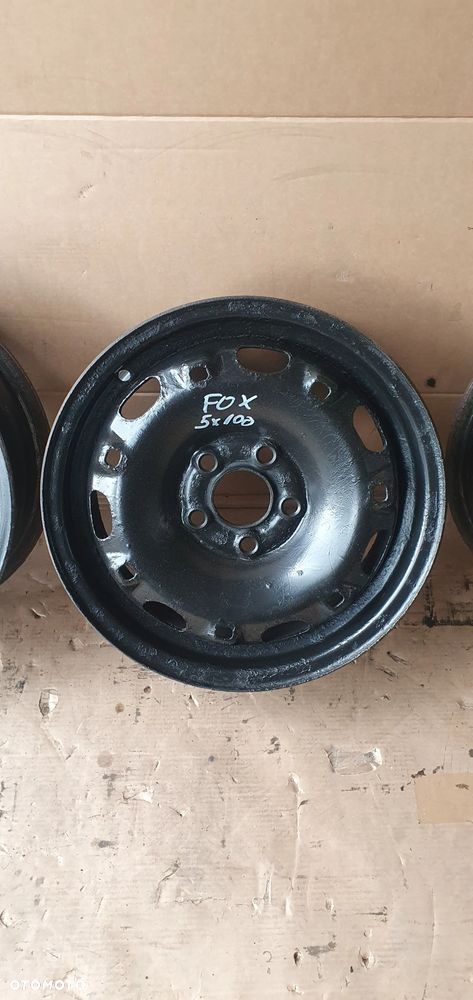 Felgi stalowe 5J R14 ET35 5X100 VW Fox 6Q0601027H - 4