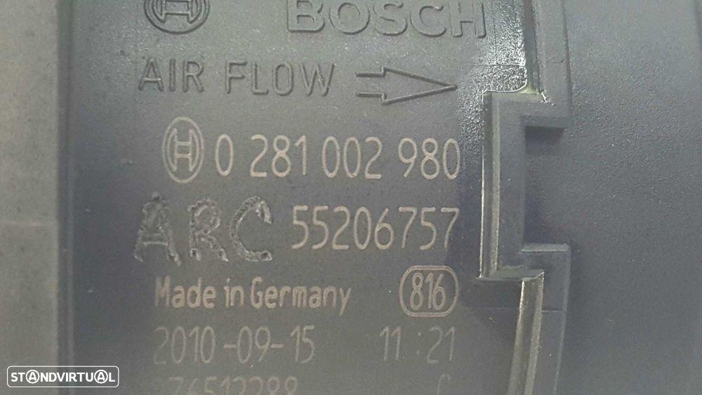 MEDIDOR DE MASSA DE AR FIAT NUOVA 500 (150) LOUNGE - 8