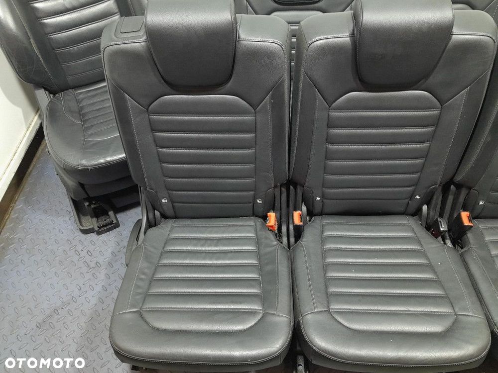 FORD GALAXY MK3 15- FOTELE SIEDZISKO 3 RZĄD 7 OSOBOWE KOMPLET UK - 2