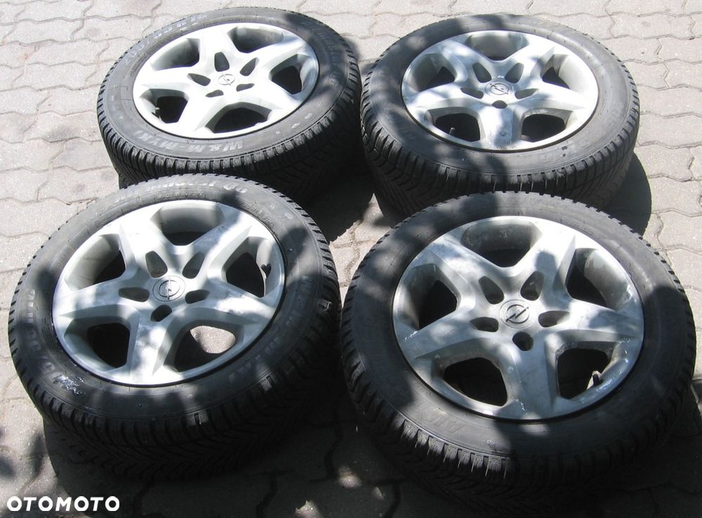 16" felgi komplet felg koła kołpaki MERIVA B ASTRA H 5X110 strukturalne - 1