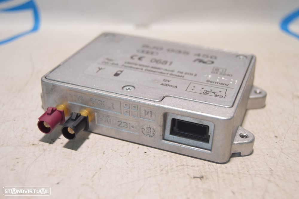 AMPLIFICADOR ANTENA SINAL FWD AUDI 8J0035456 11601112 AUDI AUDI A5 8T3 8TA 3.0 TDI QUATTRO V6 245CV CDU CDUD A4 B8 4K - 1