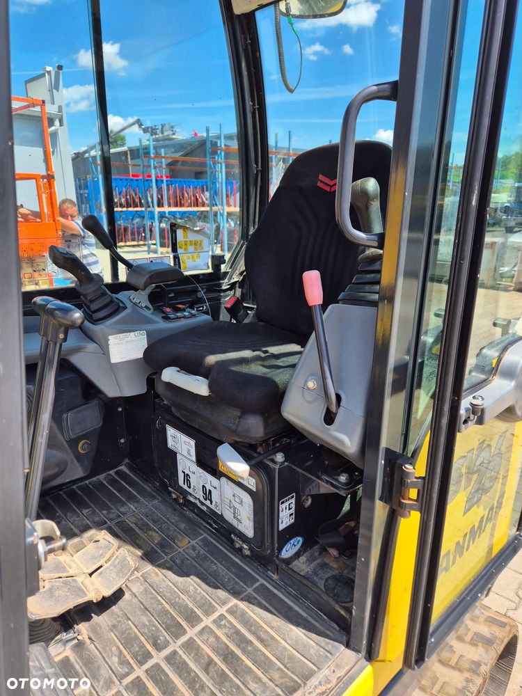 Yanmar Minikoparka Yanmar SV26 2020r 2300mtg 3 łyżki szybkozłącze CAT KUBOTA JCB - 8