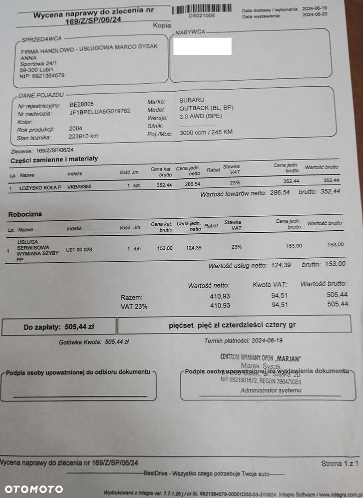 Subaru Outback 3.0 H6 - 35