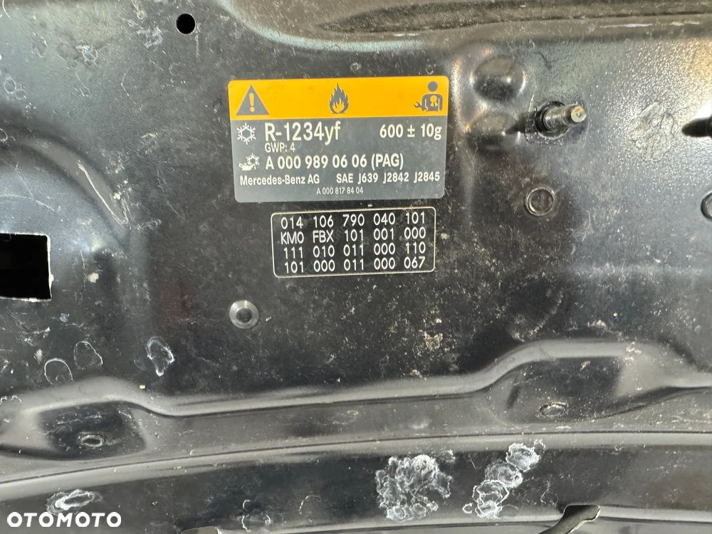 MASKA POKRYWA SILNIKA MERCEDES GLC X254 C254 W254 CZARNA KOD 040 - 15